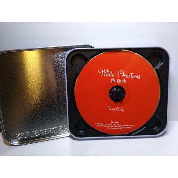 Bing Crosby White Christmas Treasures CD In Collectors Tin 2009 Silver Bells - Picture 2 of 3